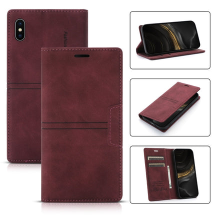 Dream Magnetic Suction Business Horizontal Flip PU Leather Case with Holder & Card Slot & Wallet, For iPhone XS Max, For iPhone SE 2022 / SE 2020 / 8 / 7, For iPhone 8 Plus / 7 Plus
