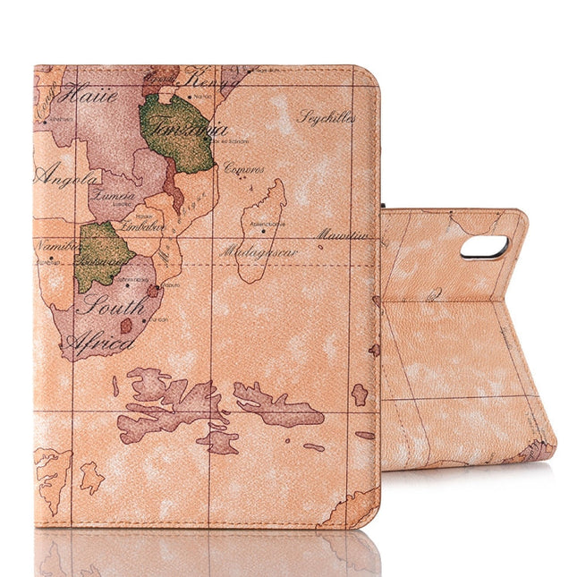 Map Pattern Leather Tablet Case, For iPad mini 6 / mini 2024