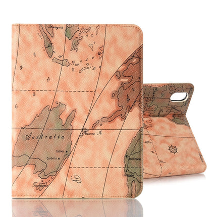Map Pattern Leather Tablet Case, For iPad mini 6 / mini 2024
