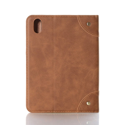 Retro Book Style Leather Tablet Case, For iPad mini 6 / mini 2024