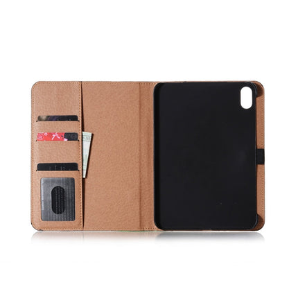 Retro Book Style Leather Tablet Case, For iPad mini 6 / mini 2024