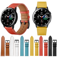 Leather Replacement Strap Watchband, For Samsung Galaxy Watch4 40mm/44mm