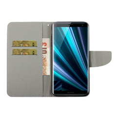 3D Colored Drawing Horizontal Flip PU Leather Case with Holder & Card Slots & Wallet, For Sony Xperia 20