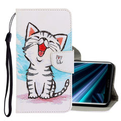 3D Colored Drawing Horizontal Flip PU Leather Case with Holder & Card Slots & Wallet, For Sony Xperia 20