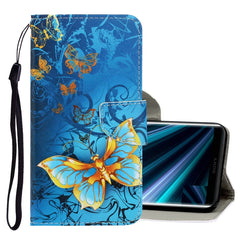 3D Colored Drawing Horizontal Flip PU Leather Case with Holder & Card Slots & Wallet, For Sony Xperia 20