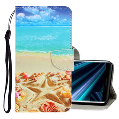 3D Colored Drawing Horizontal Flip PU Leather Case with Holder & Card Slots & Wallet, For Sony Xperia 20