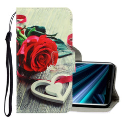 3D Colored Drawing Horizontal Flip PU Leather Case with Holder & Card Slots & Wallet, For Sony Xperia 20