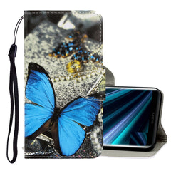 3D Colored Drawing Horizontal Flip PU Leather Case with Holder & Card Slots & Wallet, For Sony Xperia 20