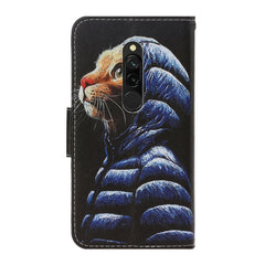 3D Colored Drawing Horizontal Flip PU Leather Case with Holder & Card Slots & Wallet