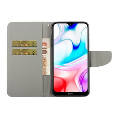 3D Colored Drawing Horizontal Flip PU Leather Case with Holder & Card Slots & Wallet, For Xiaomi Redmi 8