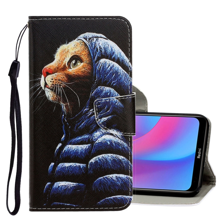 3D Colored Drawing Horizontal Flip PU Leather Case with Holder & Card Slots & Wallet, For Xiaomi Redmi 8A