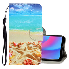 3D Colored Drawing Horizontal Flip PU Leather Case with Holder & Card Slots & Wallet, For Xiaomi Redmi 8A