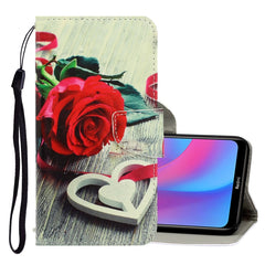 3D Colored Drawing Horizontal Flip PU Leather Case with Holder & Card Slots & Wallet, For Xiaomi Redmi 8A