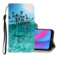 3D Colored Drawing Horizontal Flip PU Leather Case with Holder & Card Slots & Wallet, For Xiaomi Redmi 8A