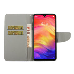 3D Colored Drawing Horizontal Flip PU Leather Case with Holder & Card Slots & Wallet, For Xiaomi Redmi Note 7