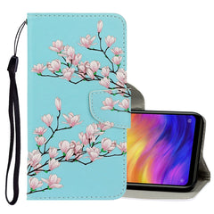 3D Colored Drawing Horizontal Flip PU Leather Case with Holder & Card Slots & Wallet, For Xiaomi Redmi Note 7