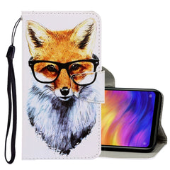 3D Colored Drawing Horizontal Flip PU Leather Case with Holder & Card Slots & Wallet, For Xiaomi Redmi Note 7