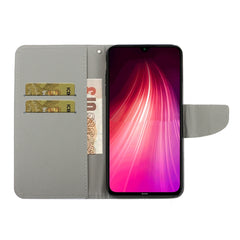 3D Colored Drawing Horizontal Flip PU Leather Case with Holder & Card Slots & Wallet, For Xiaomi Redmi Note 8