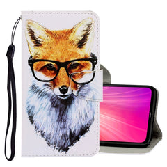 3D Colored Drawing Horizontal Flip PU Leather Case with Holder & Card Slots & Wallet, For Xiaomi Redmi Note 8