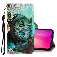 3D Colored Drawing Horizontal Flip PU Leather Case with Holder & Card Slots & Wallet, For Xiaomi Redmi Note 8