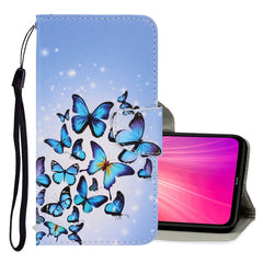 3D Colored Drawing Horizontal Flip PU Leather Case with Holder & Card Slots & Wallet, For Xiaomi Redmi Note 8