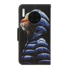 3D Colored Drawing Horizontal Flip PU Leather Case with Holder & Card Slots & Wallet, For Huawei Mate 30