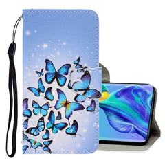 3D Colored Drawing Horizontal Flip PU Leather Case with Holder & Card Slots & Wallet, For Huawei Mate 30