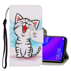 3D Colored Drawing Horizontal Flip PU Leather Case with Holder & Card Slots & Wallet, For Huawei Mate 30 Lite