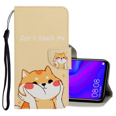 3D Colored Drawing Horizontal Flip PU Leather Case with Holder & Card Slots & Wallet, For Huawei Mate 30 Lite