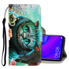 3D Colored Drawing Horizontal Flip PU Leather Case with Holder & Card Slots & Wallet, For Huawei Mate 30 Lite