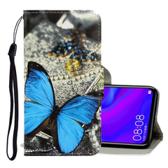 3D Colored Drawing Horizontal Flip PU Leather Case with Holder & Card Slots & Wallet, For Huawei Mate 30 Lite