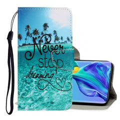 3D Colored Drawing Horizontal Flip PU Leather Case with Holder & Card Slots & Wallet, For Huawei Mate 30 Pro