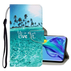 3D Colored Drawing Horizontal Flip PU Leather Case with Holder & Card Slots & Wallet, For Huawei Mate 30 Pro