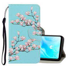 3D Colored Drawing Horizontal Flip PU Leather Case with Holder & Card Slots & Wallet, For Huawei P30 Lite