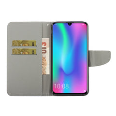 3D Colored Drawing Horizontal Flip PU Leather Case with Holder & Card Slots & Wallet, For Huawei Honor 10 Lite