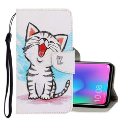 3D Colored Drawing Horizontal Flip PU Leather Case with Holder & Card Slots & Wallet, For Huawei Honor 10 Lite