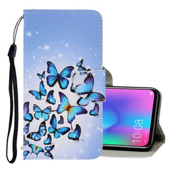 3D Colored Drawing Horizontal Flip PU Leather Case with Holder & Card Slots & Wallet, For Huawei Honor 10 Lite