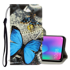 3D Colored Drawing Horizontal Flip PU Leather Case with Holder & Card Slots & Wallet, For Huawei Honor 10 Lite