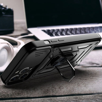 Sliding Camera Cover Design Precise Hole TPU+PC Protective Case, For iPhone 13, For iPhone 13 Pro, For iPhone 13 Pro Max