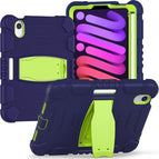 For iPad mini 6 / mini 2024 / NavyBlue+Lime
