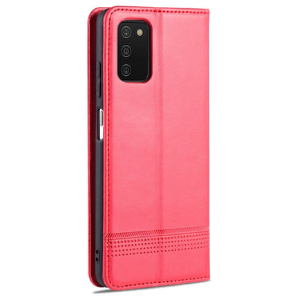 AZNS Magnetic Calf Texture Horizontal Flip Leather Case with Card Slots & Holder & Wallet, For Samsung Galaxy A03s 166mm