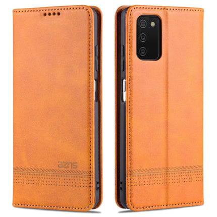 AZNS Magnetic Calf Texture Horizontal Flip Leather Case with Card Slots & Holder & Wallet, For Samsung Galaxy A03s 166mm