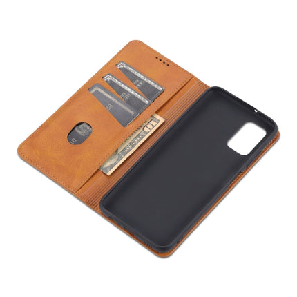 AZNS Magnetic Calf Texture Horizontal Flip Leather Case with Card Slots & Holder & Wallet, For Samsung Galaxy A03s 166mm