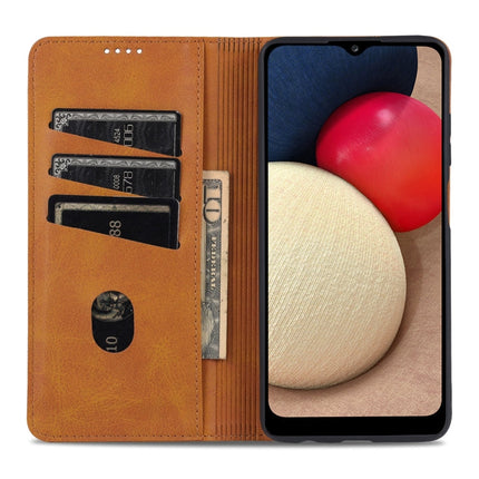 AZNS Magnetic Calf Texture Horizontal Flip Leather Case with Card Slots & Holder & Wallet, For Samsung Galaxy A03s 166mm