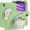 360 Degree Rotation PC + TPU Protective Case with Holder & Hand-strap, For iPad mini 6 / mini 2024