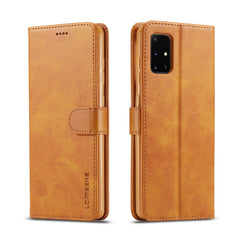 LC.IMEEKE Calf Texture Horizontal Flip Leather Case with Holder & Card Slots & Wallet, For Samsung Galaxy A03s 166mm