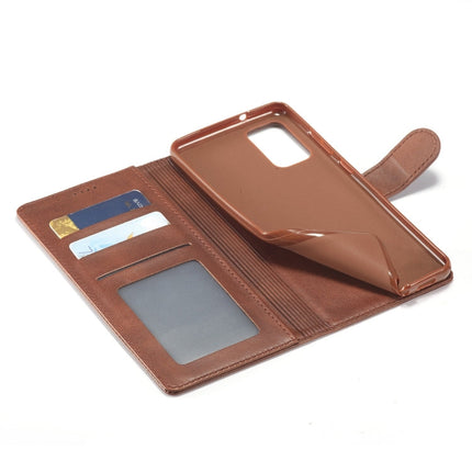 LC.IMEEKE Calf Texture Horizontal Flip Leather Case with Holder & Card Slots & Wallet, For Samsung Galaxy A03s 166mm
