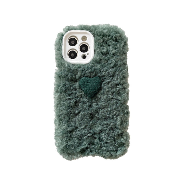 Plush Heart Soft Protective Case, For iPhone 11 Pro