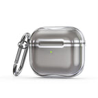 For AirPods 3 / Transparent Black + Silver