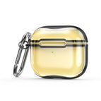 For AirPods 3 / Transparent Gold + Black